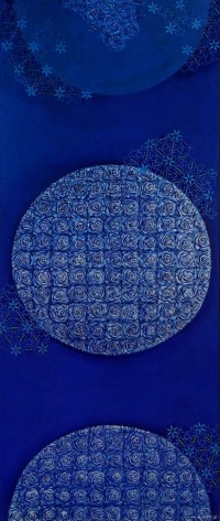 G. N. Qazi, Spiritual Connection-2, 24 x 60 inch, Acrylic On Canvas, AC-GNQ-106